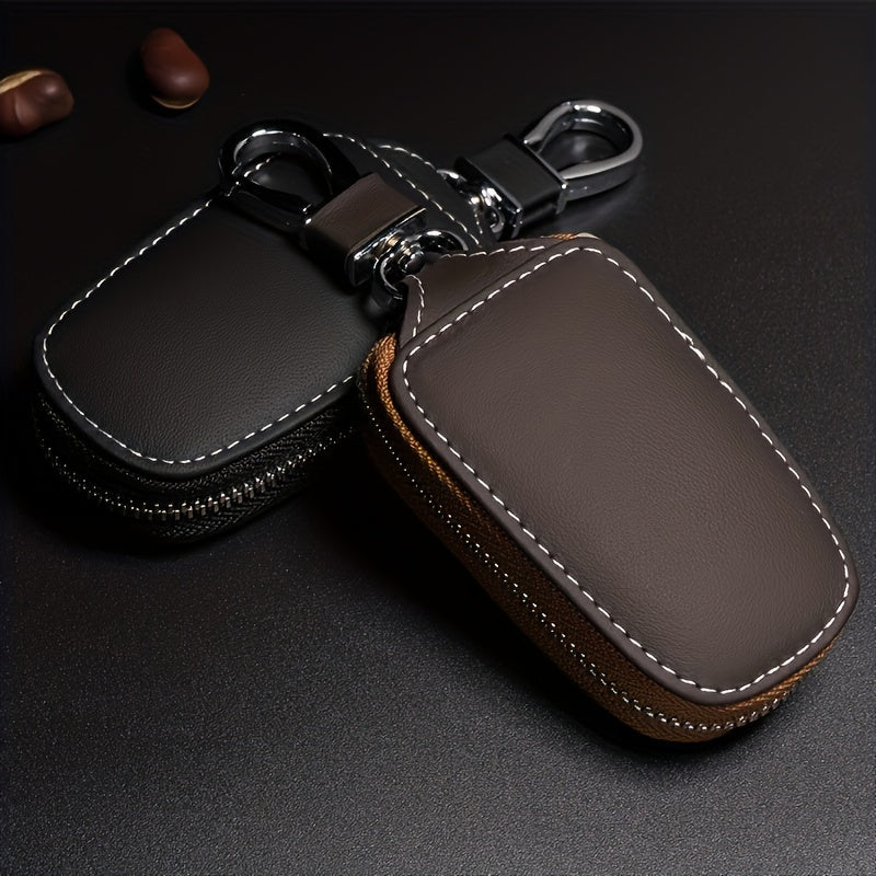 Car Key Shell Simulated Leather Waist Hanging Key Bag