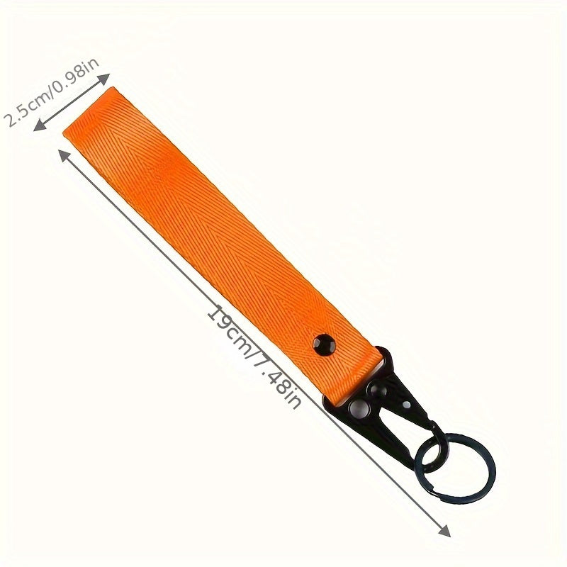 Multifunctional Keychain Strap With Carabiner Hook
