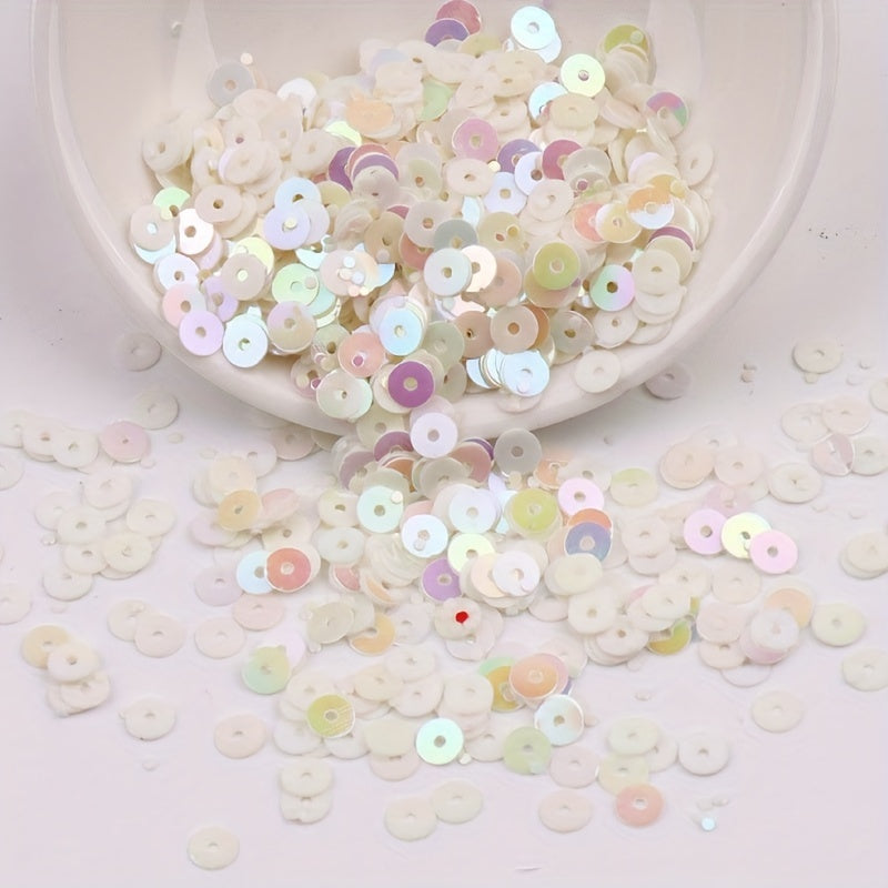 2000pcs 4mm Austrian Sequin DIY Embroidery Sequin Wedding Decor