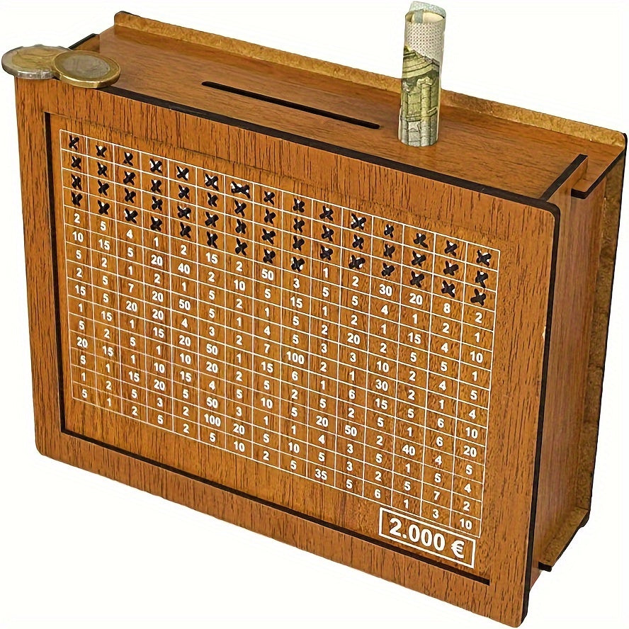 Home counter piggy bank Wooden crafts