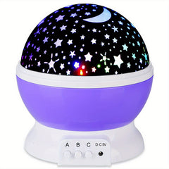 Kids Star Night Light Moon and Star Projector
