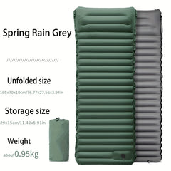 Splicable Inflatable Cushion Portable Air Mattress for Camping