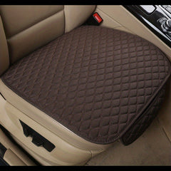 Flax Car Seat Cover Linen Fabric Breathable Protector Mat Pad