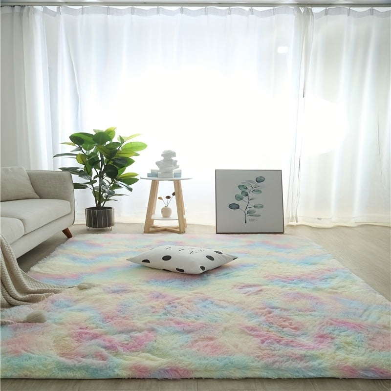 Soft Plush Shag Area Rug for Living Room - Fluffy Shaggy Floor Carpet