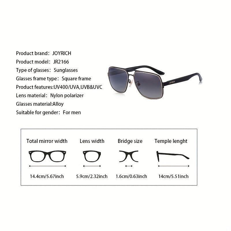 Men's Polarized UV Protection Sunglasses for Holiday Beach