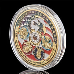 1pc 3pcs Rare Challenge Coin Collection Grateful Service Sacrifice Gift