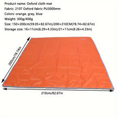 Outdoor Oxford Cloth Mat Moisture-proof Tent Ground Mat Waterproof Picnic