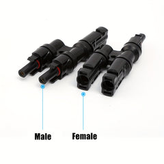 MC4 Solar Connectors T Branch Adapter Cable Plug Kit