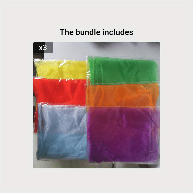 3pcs 6pcs Kids Dance Candy Scarf - Random Game Small Scarf