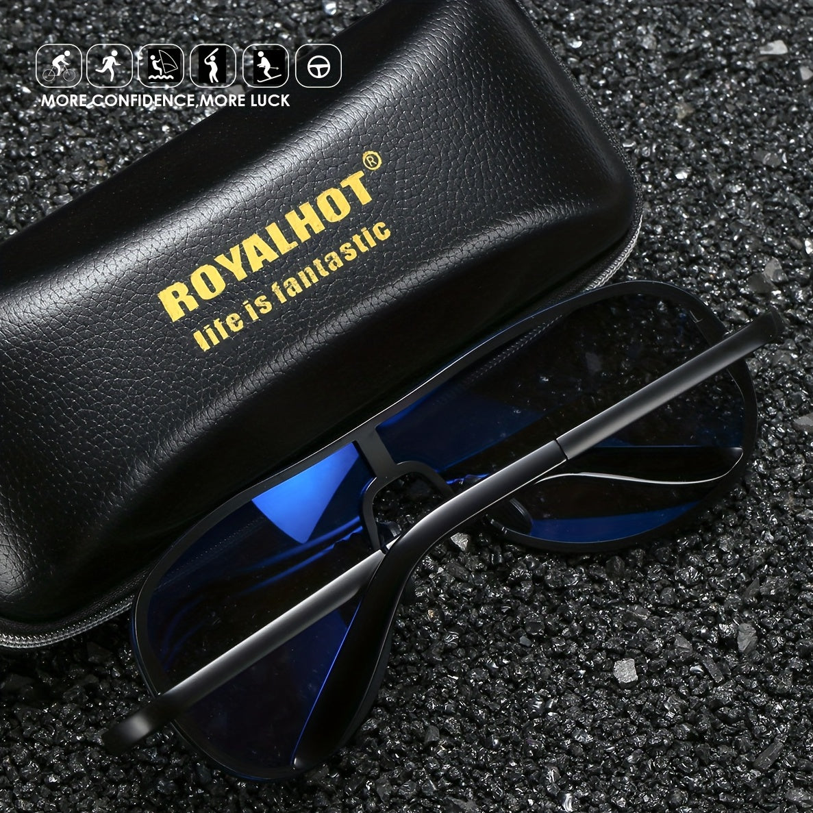 RoyalHot Polarized Alloy Frame Sunglasses 60015