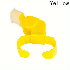 Referee Finger Whistle Football Training Equipment Safe Plastic Ring Whistle