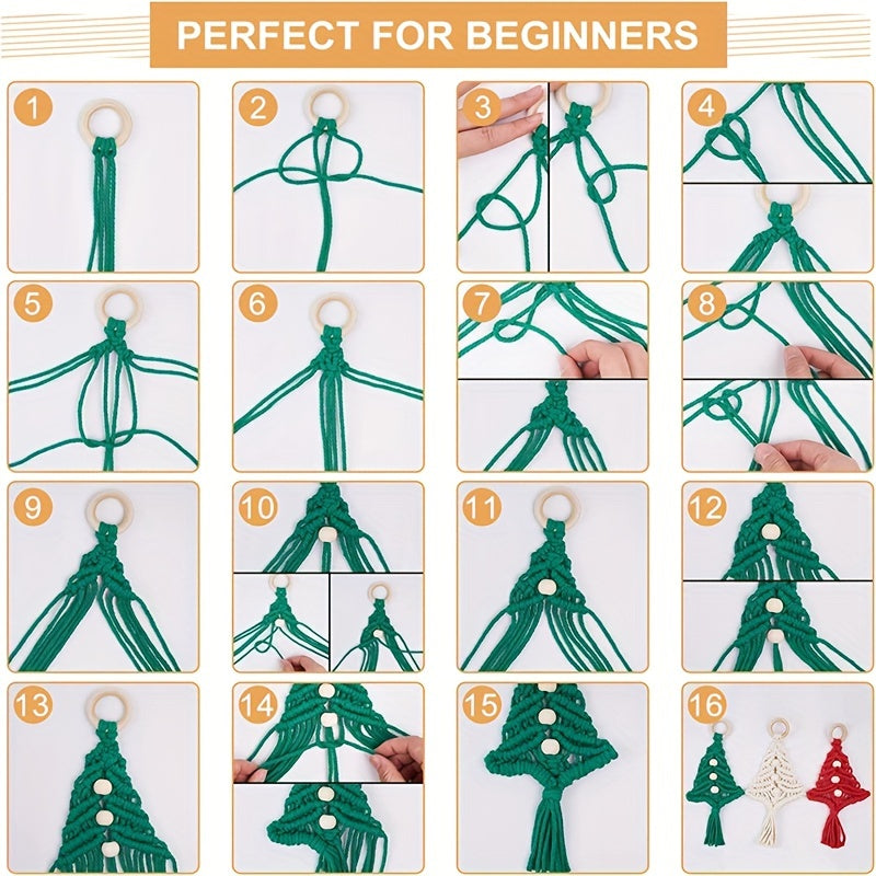 Christmas Tree DIY Set Weaving Decorative Pendants Home Decoration Tapestries