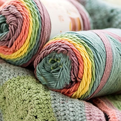 Rainbow Yarn 5 ply 100g DIY Crocheting Knitting Hat Scarf Sweater Crafts