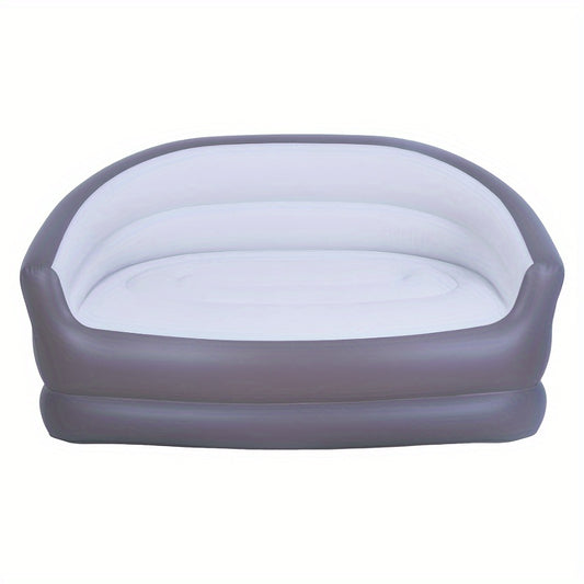 Inflatable Couch Air Sofa with Flocked Surface for Camping