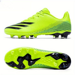 Boys' Spiked Football Cleats Non Slip Lace Up Outdoor Soccer Shoes