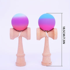 Ombre Wooden Kendama Tri for Balance Reflexes Creativity