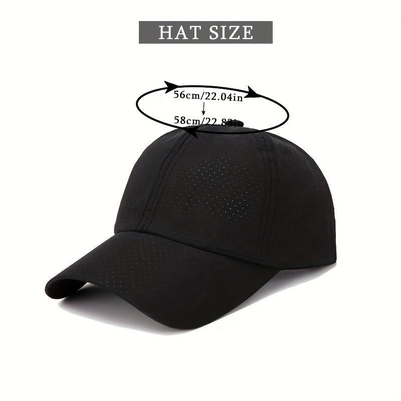 Breathable Baseball Cap Quick Drying Mesh Sunshade Sports Hat