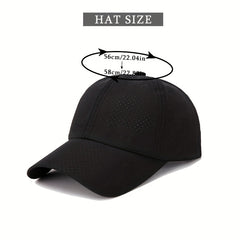 Breathable Baseball Cap Quick Drying Mesh Sunshade Sports Hat