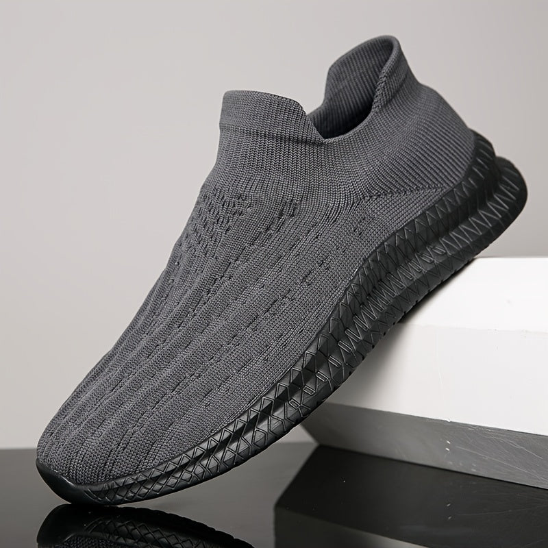 Men's Soft Breathable Slip On Running Shoes