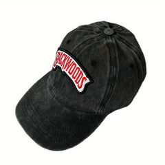 Embroidery Washed Baseball Cap Pure Cotton Sweat-absorbing