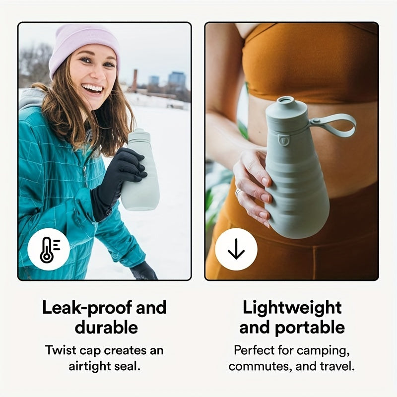 Leakproof Reusable Water Bottle 17.6oz Microwave & Dishwasher