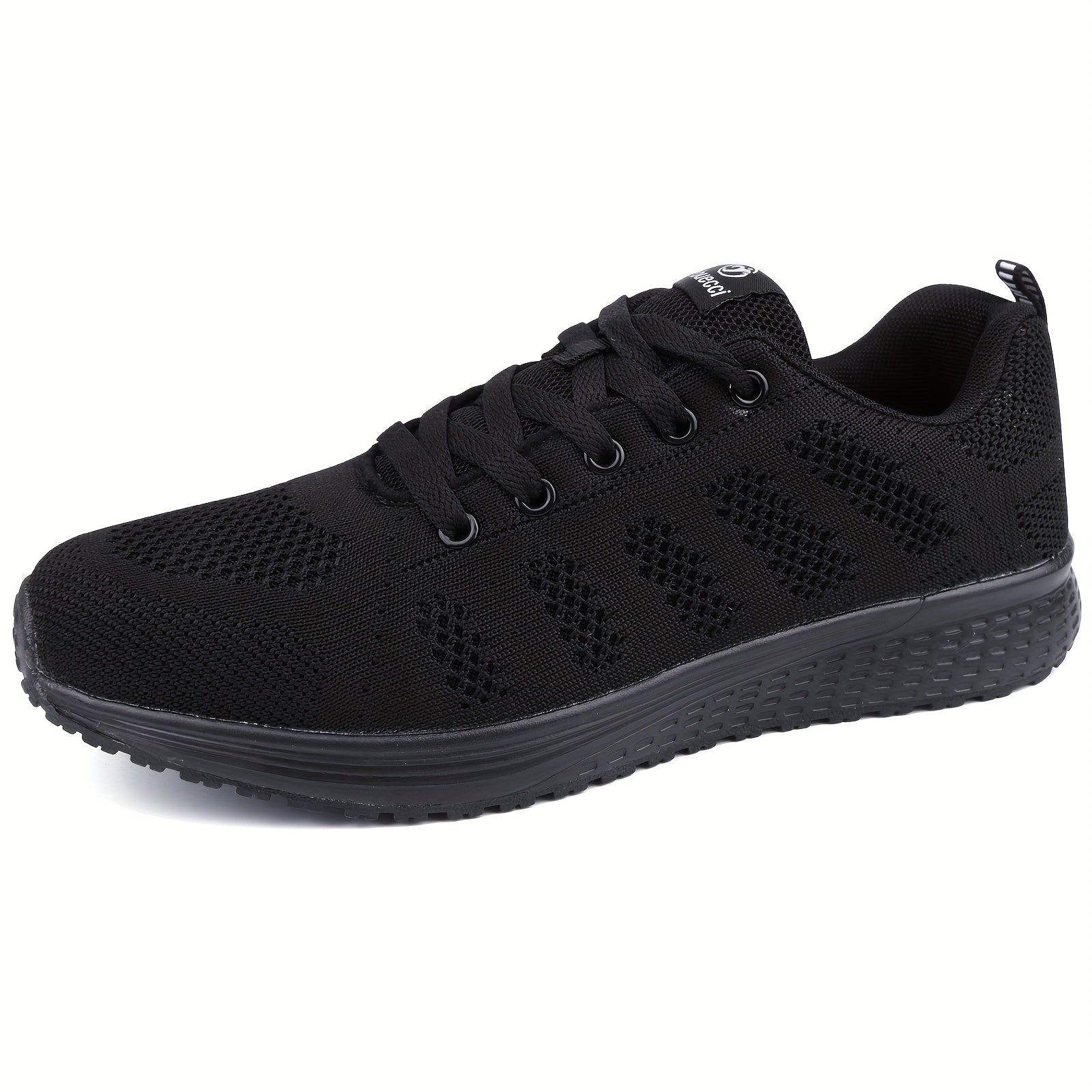 Women's Lightweight Gym Sneakers Breathable Lace up Running Shoes