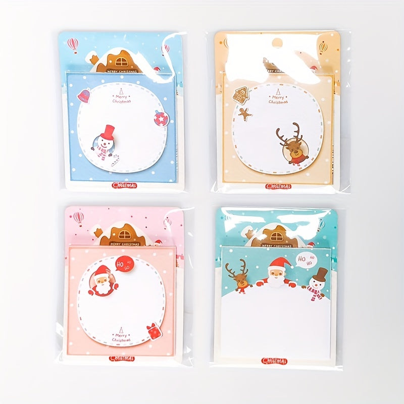 Christmas Cartoon Sticky Notes Student Memo Office Memos N Times Stickers