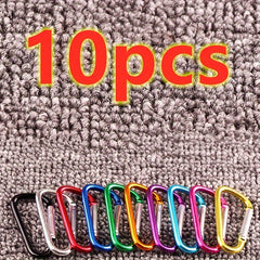 10pcs Aluminum Alloy Hanging Buckle for Outdoor Camping Hiking
