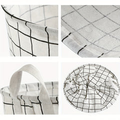 1pc Laundry Storage Basket Folding Laundry Hamper Box