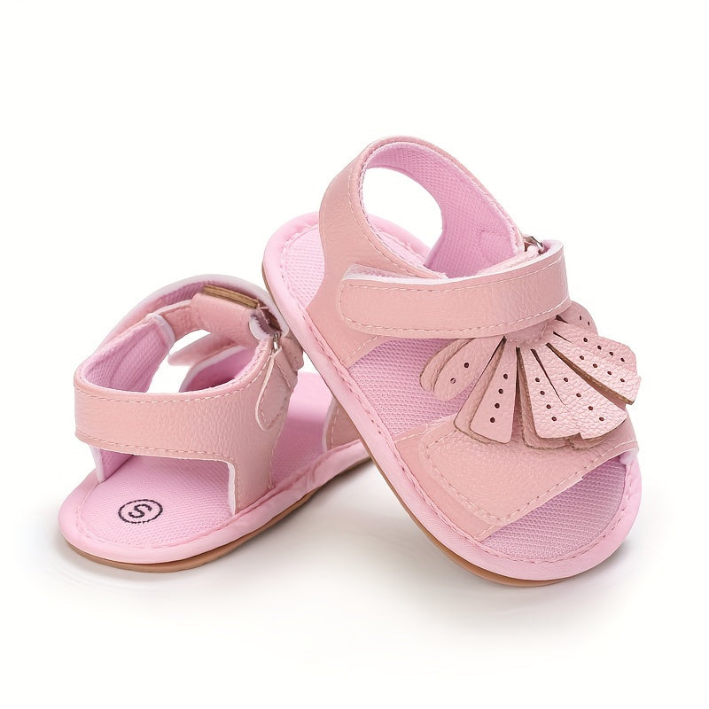 Baby Girls Open Toe Sandals Lightweight Breathable Outdoor Summer Beach