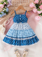 Girl Baby Flower Short Skirt Summer Princess Dress Colorful
