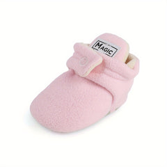 Baby Boys Casual Walking Shoes Anti-slip Warm House Shoes