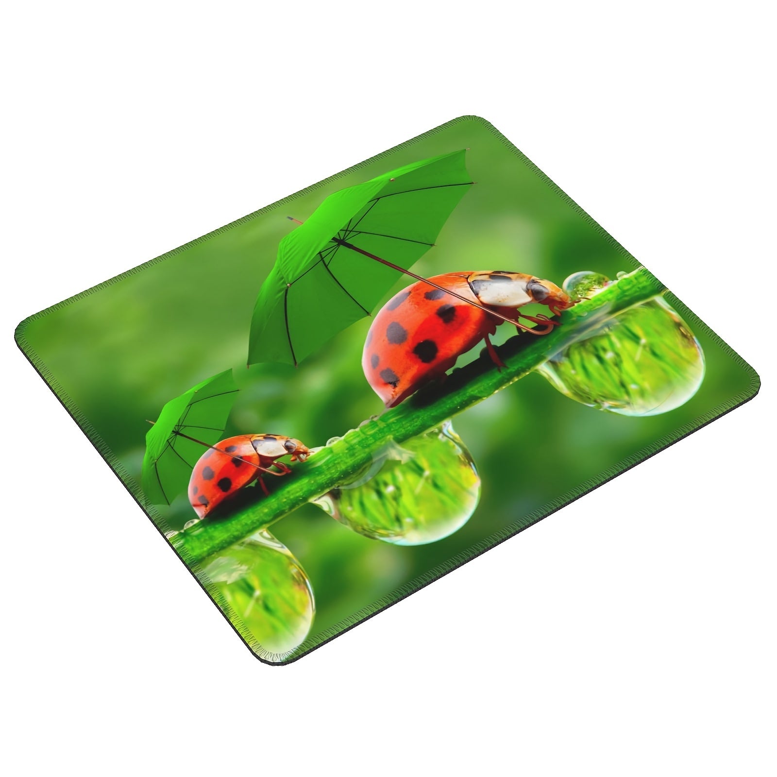 Ladybug Rectangular Mouse Pad 20x24cm for Home Office Games