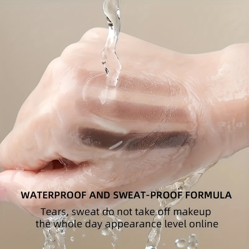 Eyebrow Stamp Stencils Kit One-Step Brows Powder Makeup Seal Eyebrow Powder