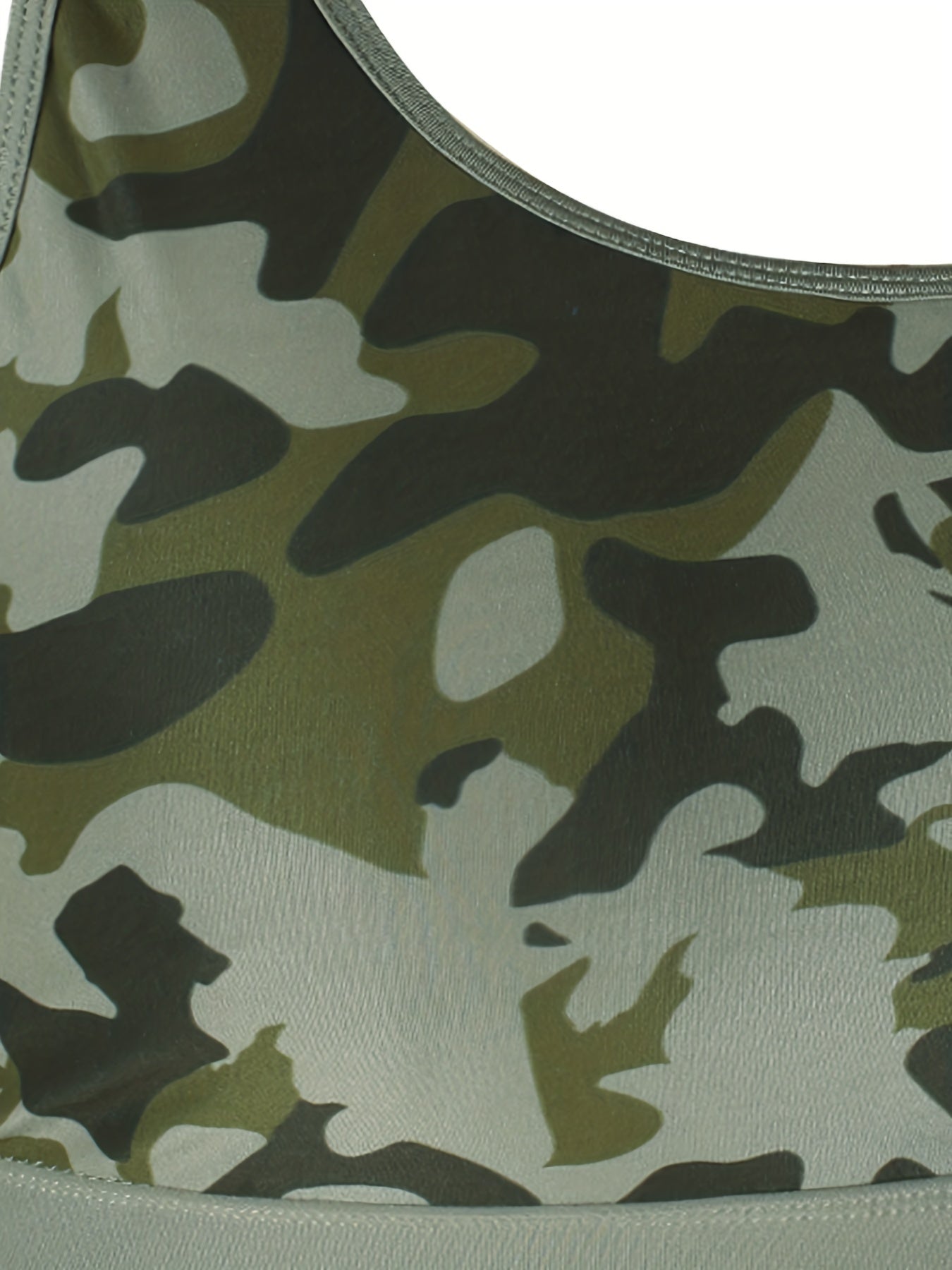 Women's Camo Racer Back Sports Bra