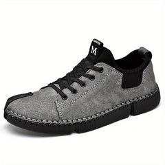 Men's Lace-up Skate Shoes Comfortable Walking Sneakers