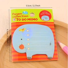 8pcs Zoo Animal Park Sticky Notes Set
