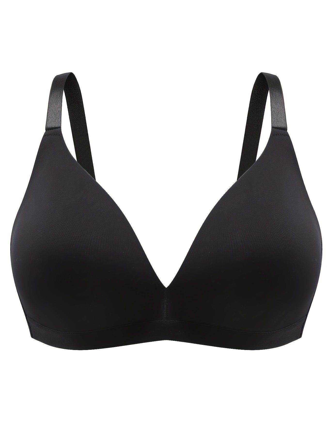 3 Pack Plus Size Bra Set Full Cover Comfort T shirt Bralette 3pcs Set
