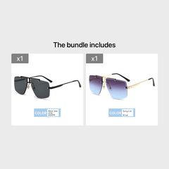 Men's Frameless Polarized Sunglasses for Outdoor Sports