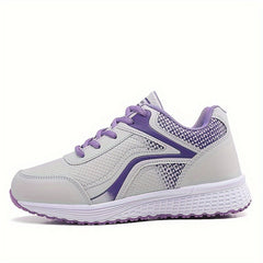 Women's Mesh Tennis Sports Shoes Lightweight Non slip Walking Shoes