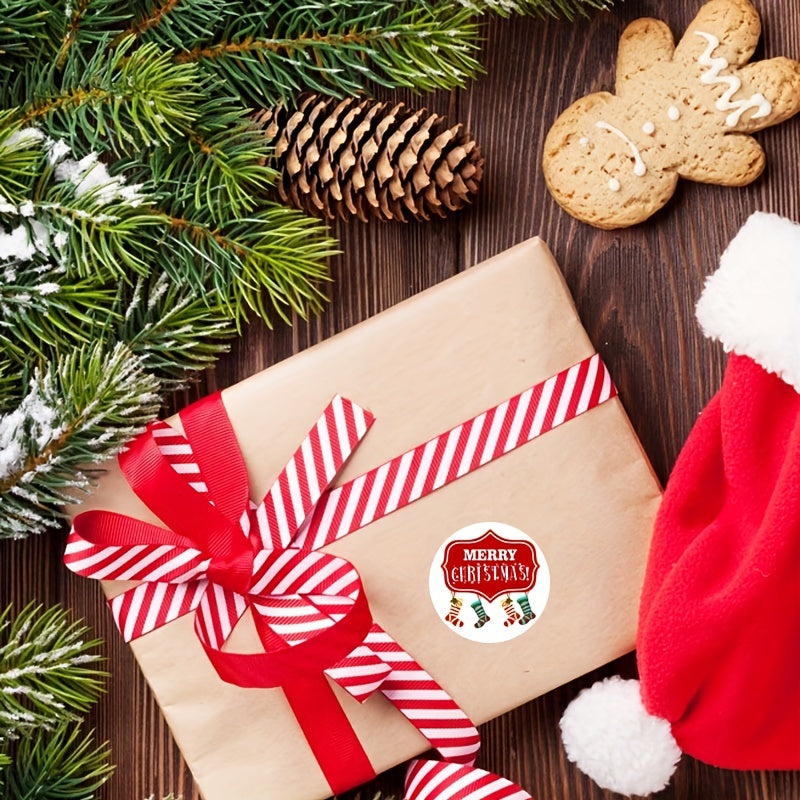 500 Christmas Stickers: Joyful Festive Decorations