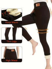 Warm High Waist Yoga Leggings Thickened Tight Pants