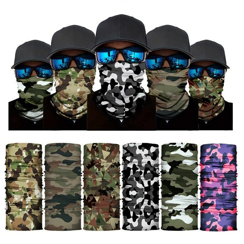 Camouflage Cycling Face Mask Military Scarf Neck Gaiter Balaclava