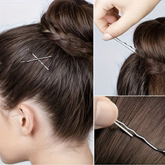 20pcs Metal Bobby Hair Pins in Storage Container