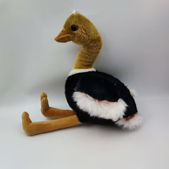 Ostrich Plush Toy Realistic Animal Doll Soft Bird Halloween Christmas