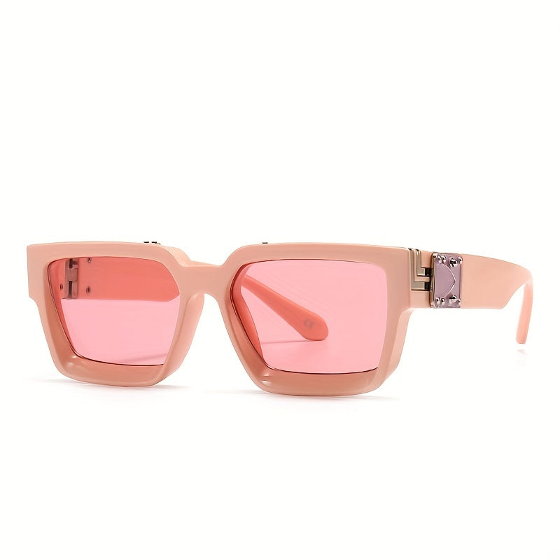 Men's Oversized Square Sunglasses Vintage UV400 Eyewear
