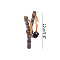2pcs Wooden Slingshot Toys for Camping Shooting & Hiking