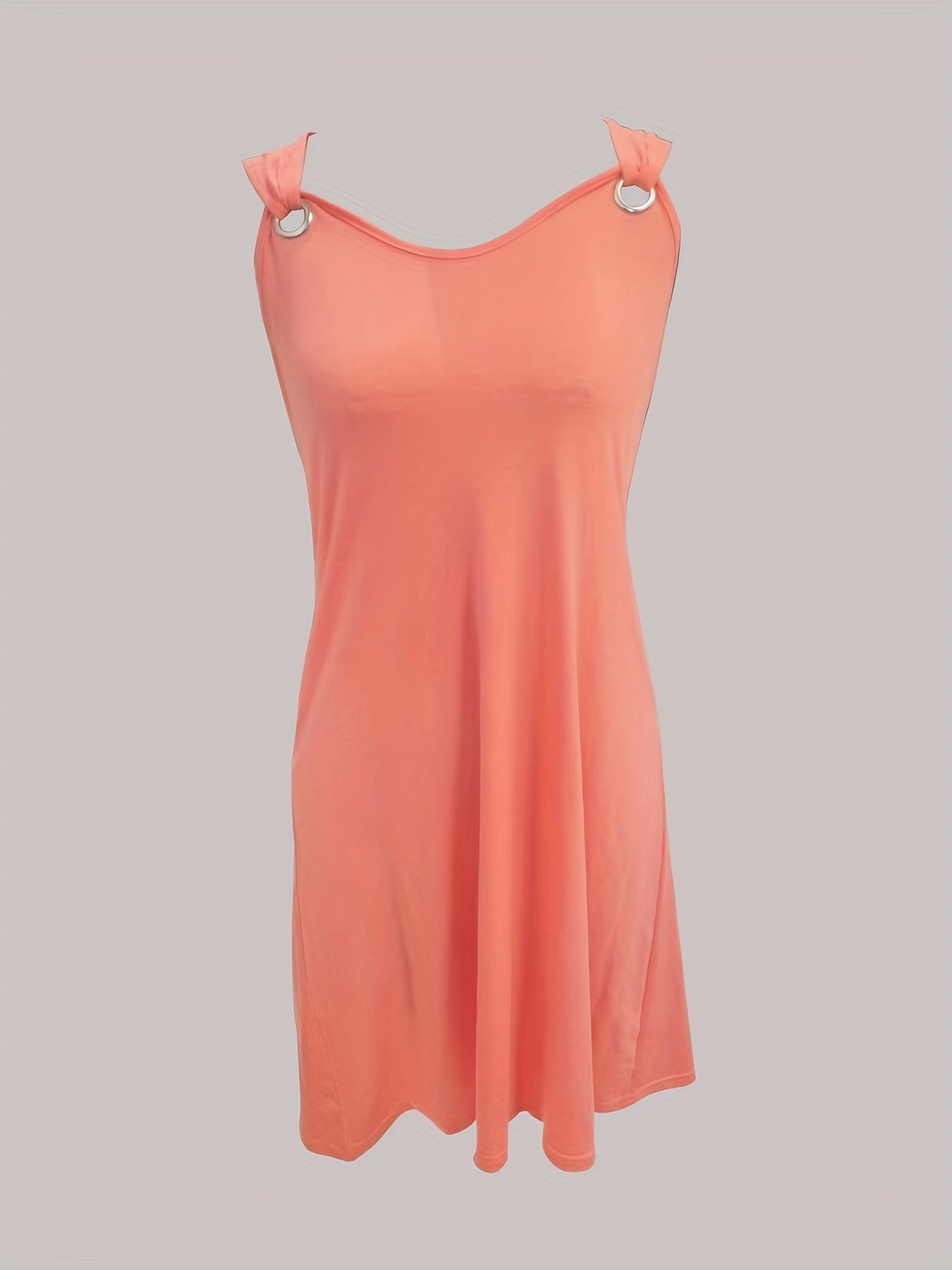 V-Neck Sleeveless Summer Dress Women's Clothing