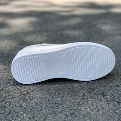 Women's Platform Skate Shoes Round Toe Low Top Slip On Sneakers