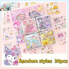 30 Transparent Animal Waterproof Stickers for Water Bottles and Journals